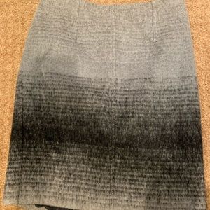 Trina Turk wool ombré skirt